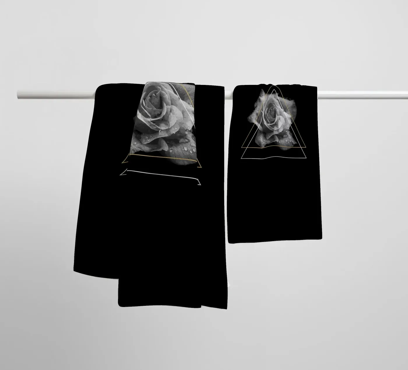 Rose badhanddoek van KHouse Studio