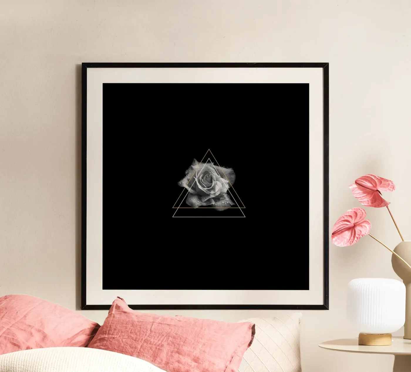 Rose Poster von KHouse Studio