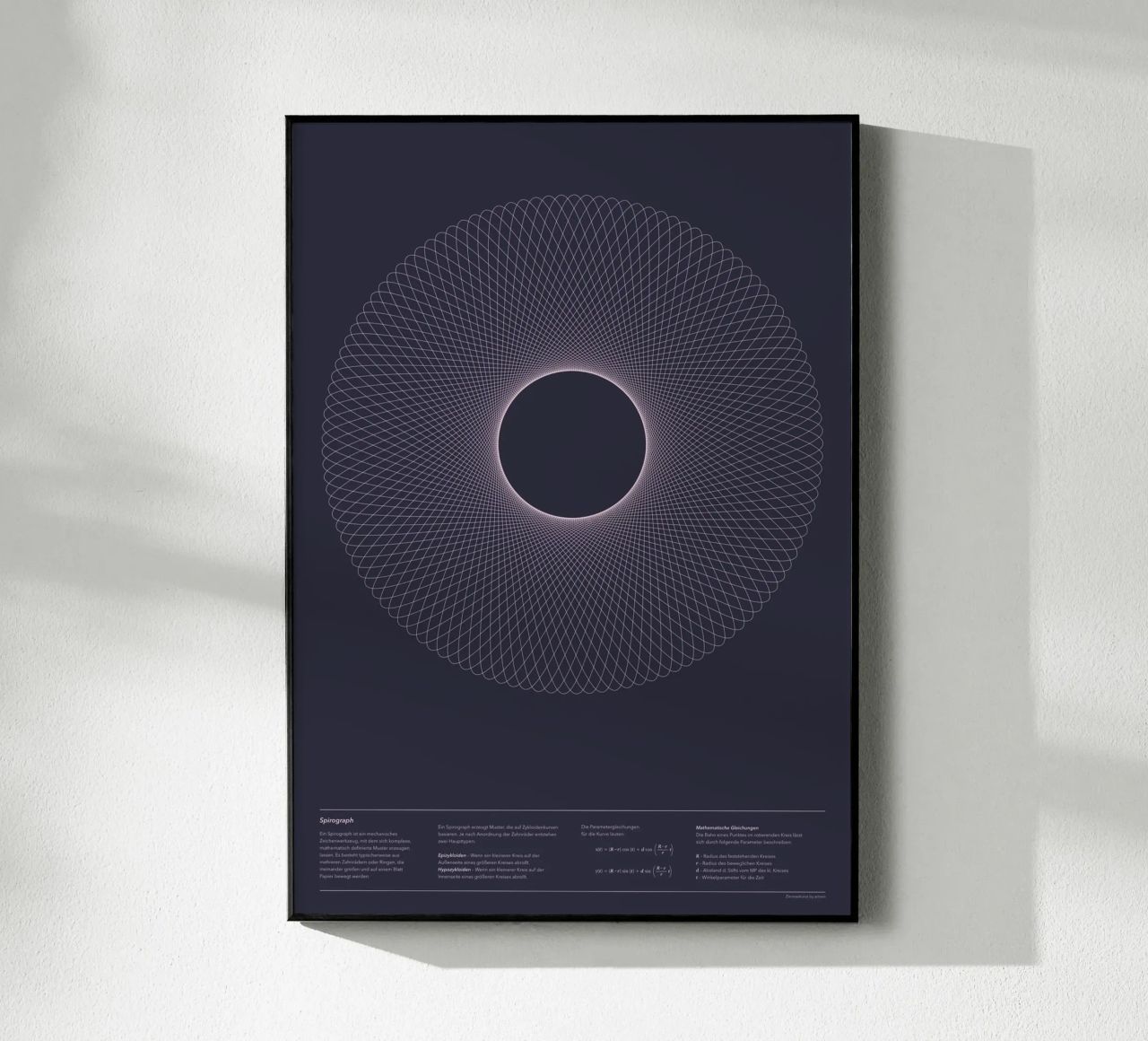 Spirograph Series - A02 metacrilato de zimmerkunst