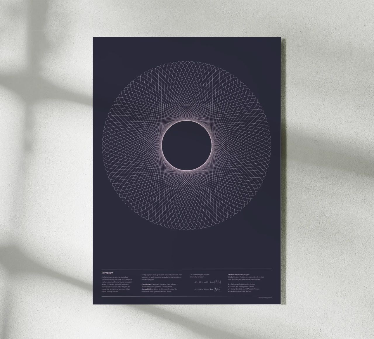 Spirograph Series - A02 metacrilato de zimmerkunst