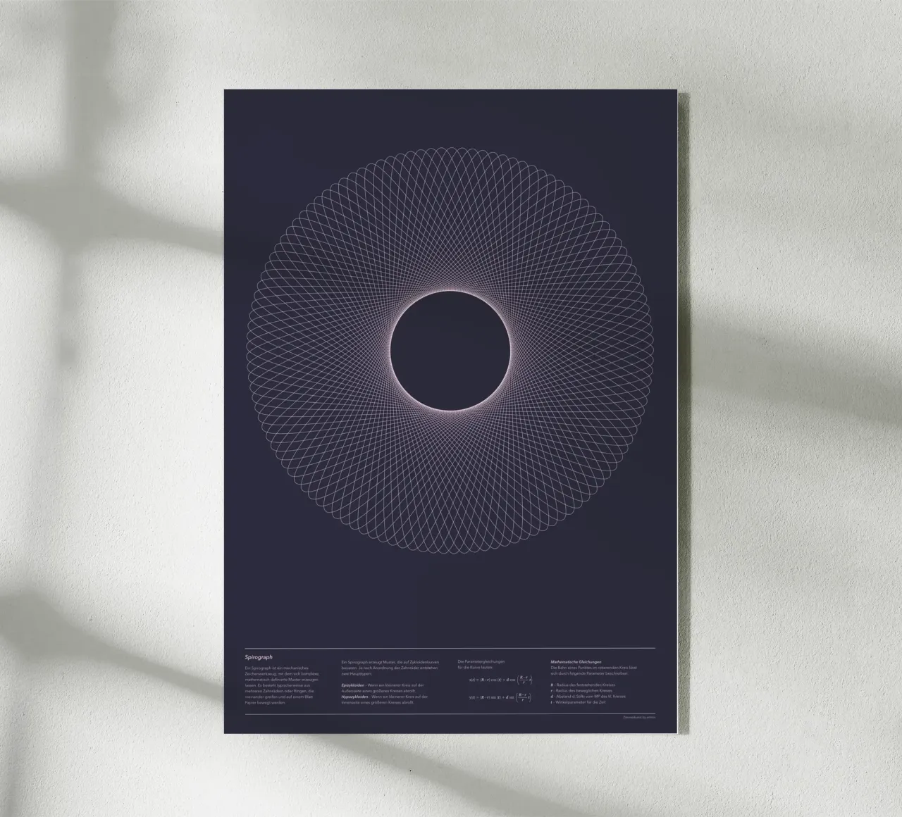 Spirograph Series - A02 plexiglass da zimmerkunst