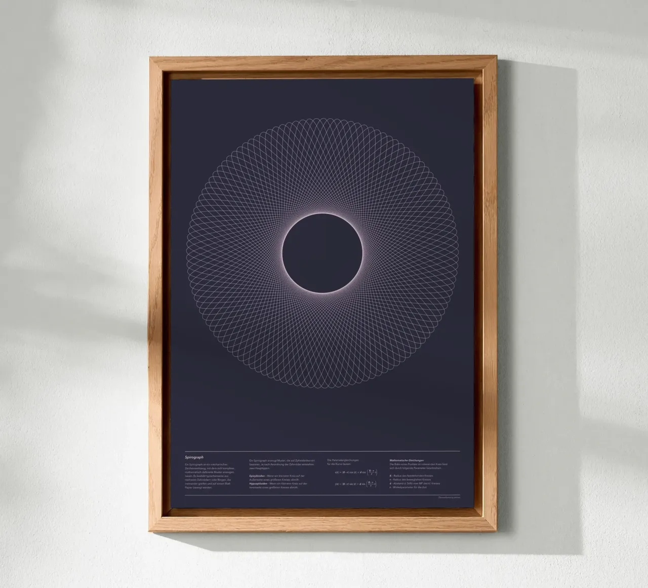 Spirograph Series - A02 alluminio dibond da zimmerkunst