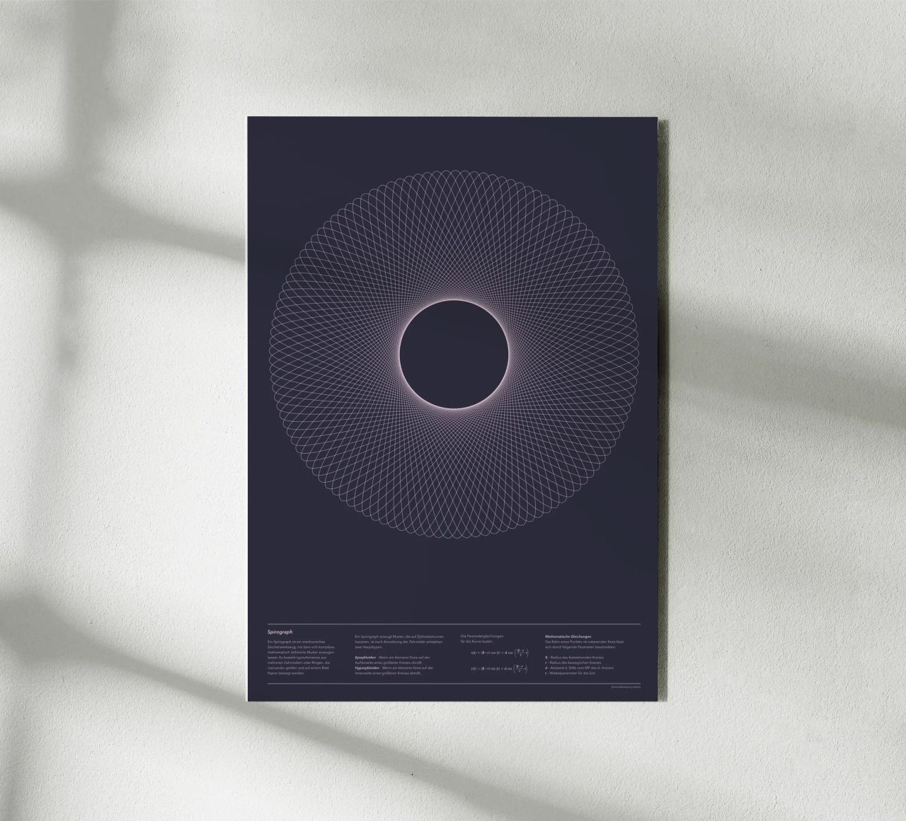 Spirograph Series - A02 alluminio dibond da zimmerkunst