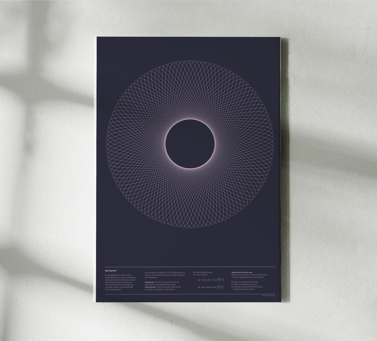 Spirograph Series - A02 tela da zimmerkunst