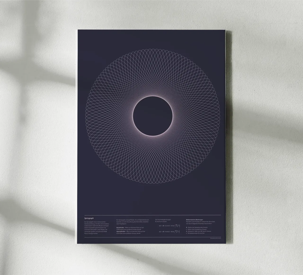 Spirograph Series - A02 toile de zimmerkunst