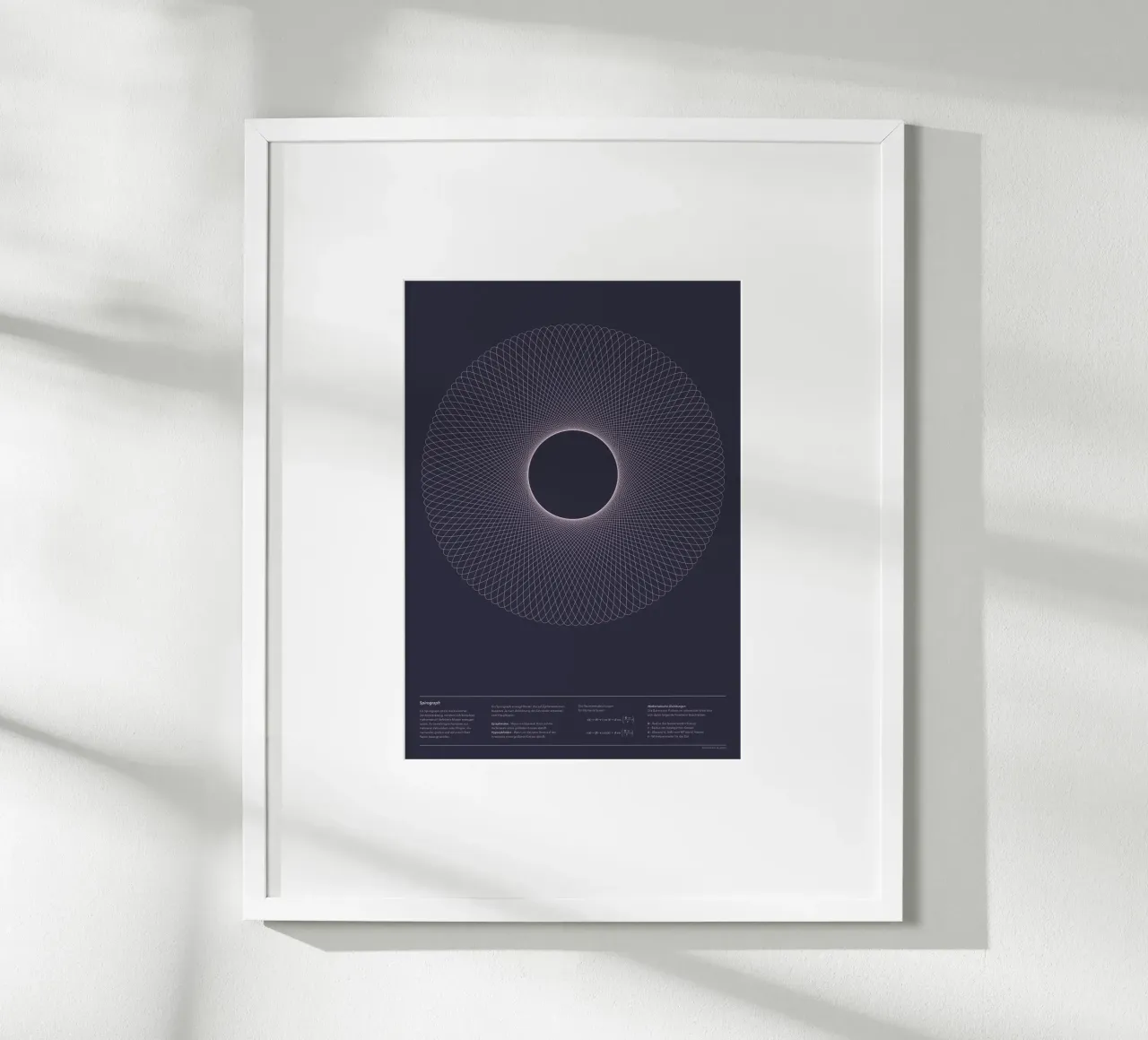 Spirograph Series - A02 Poster von zimmerkunst