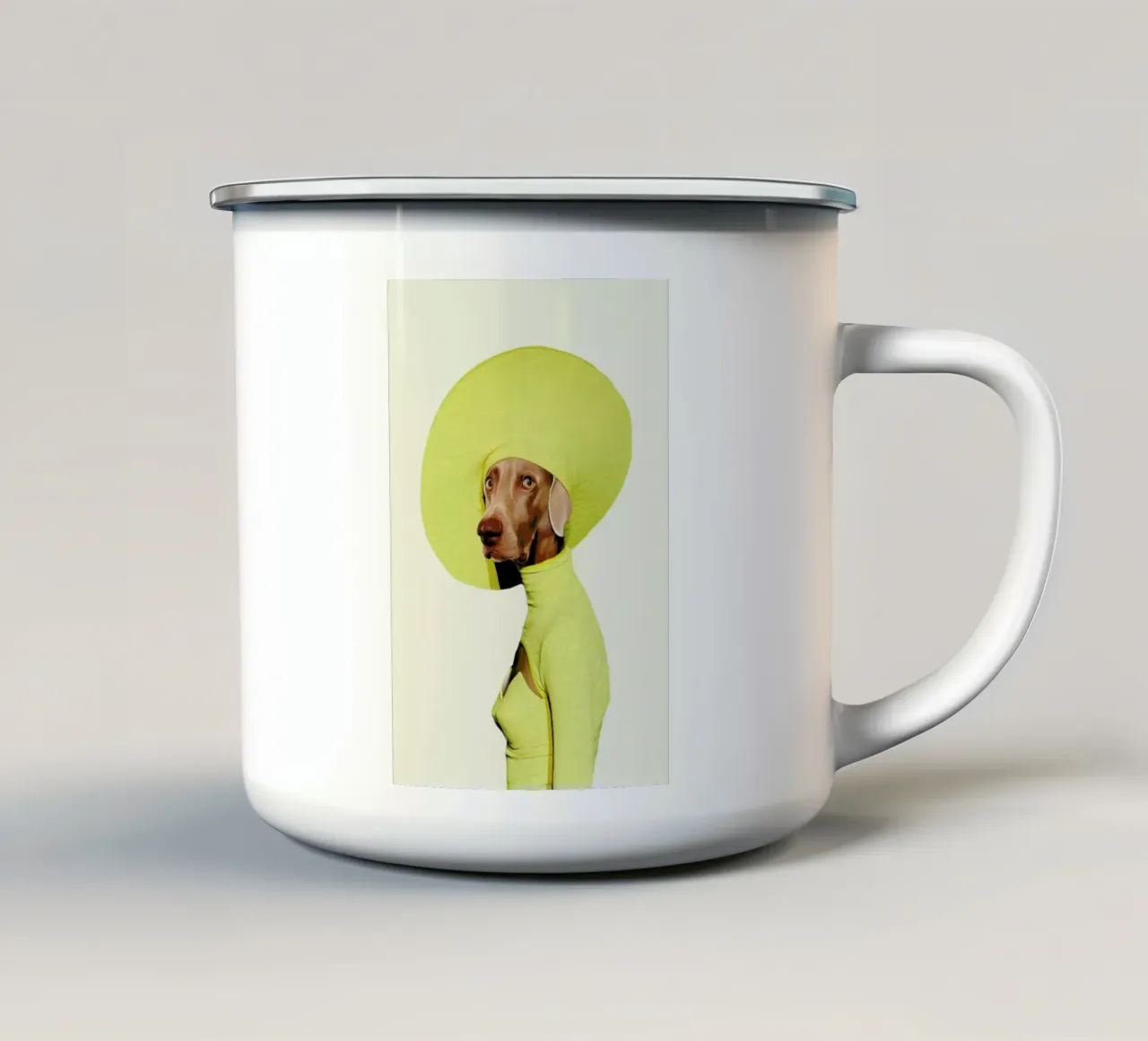 Mrs Submarine tazza in smalto da Mrs. Pepper's Designs