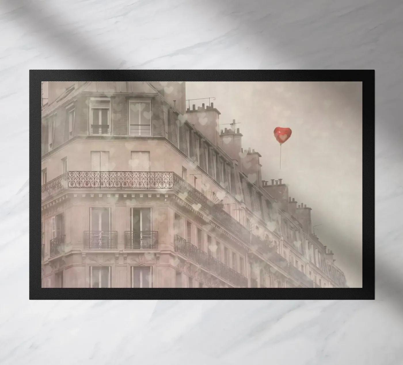 Heart Paris deurmat van Keri Bevan