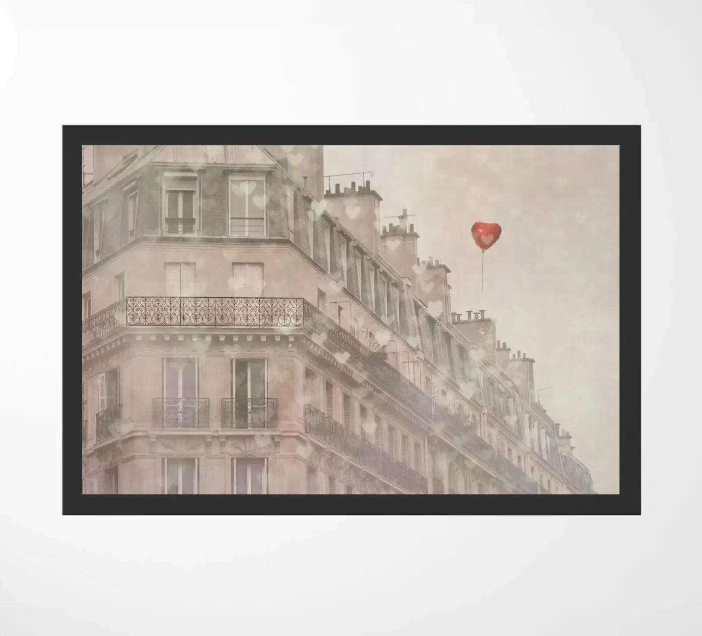Heart Paris deurmat van Keri Bevan