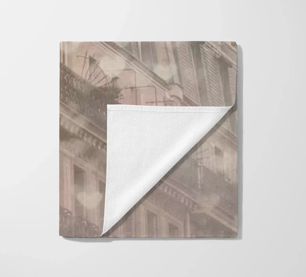 Heart Paris beach towel by Keri Bevan