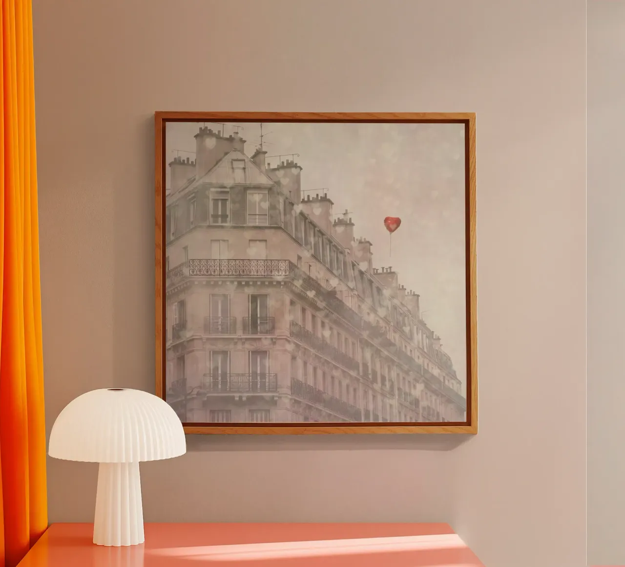 Heart Paris plexiglass da Keri Bevan