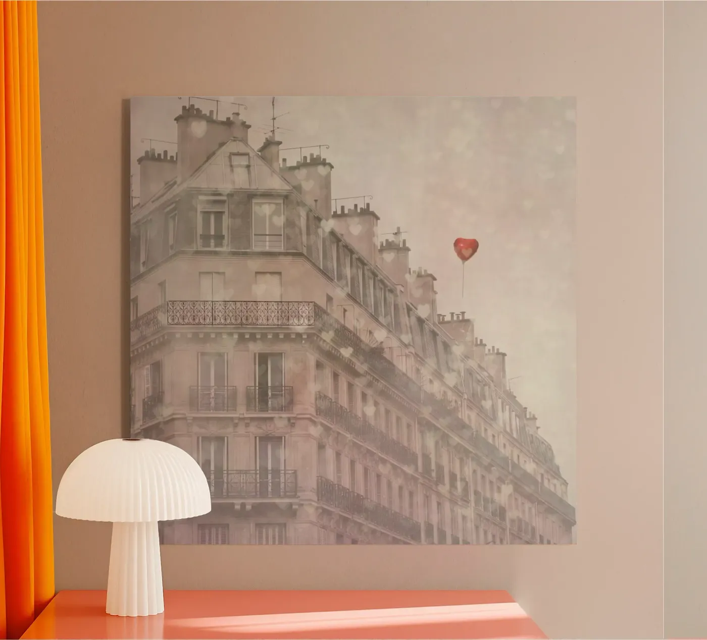Heart Paris plexiglass da Keri Bevan