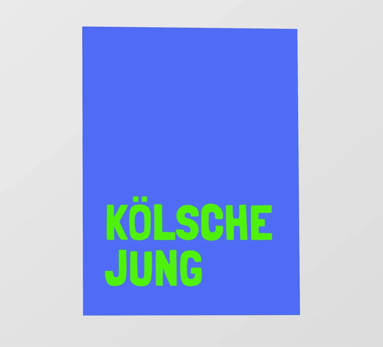 Kölsche Jung telo in pvc da Ohkimiko