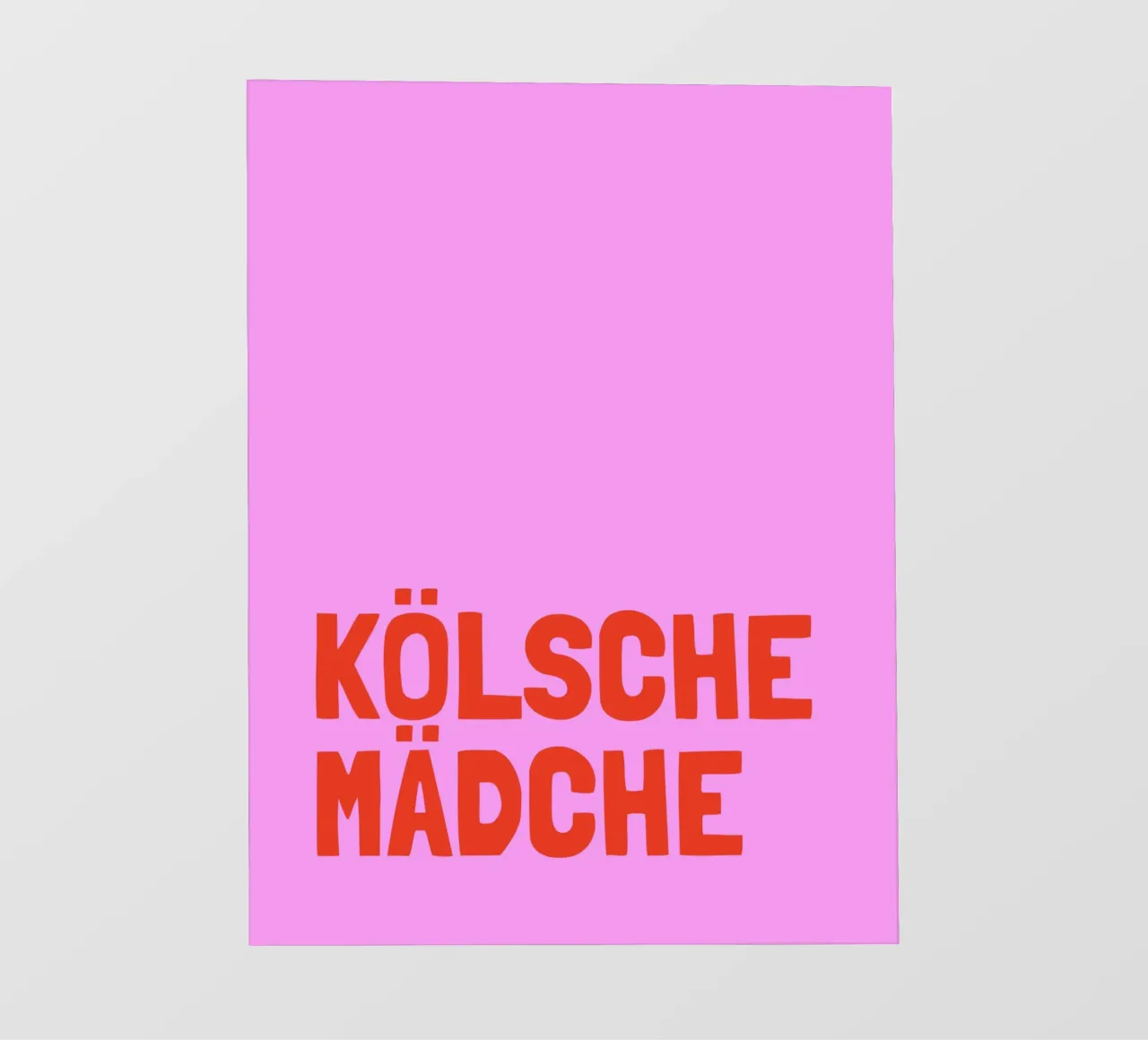 Kölsche Mädche telo in pvc da Ohkimiko