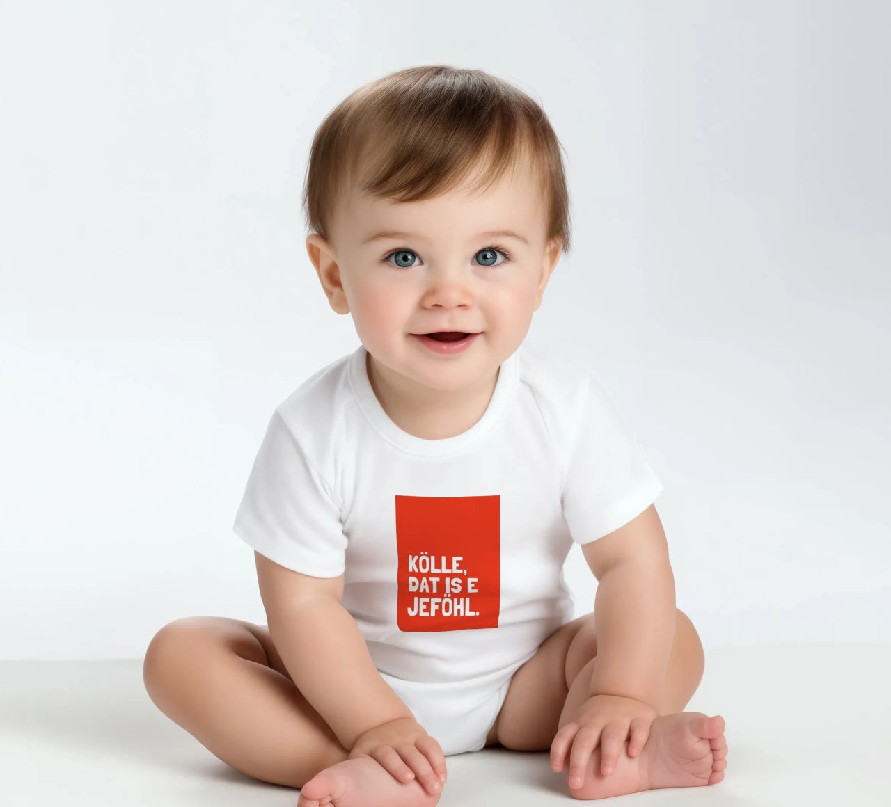 Kölle - dat is e Jeföhl Kurzarm Babybody von Ohkimiko
