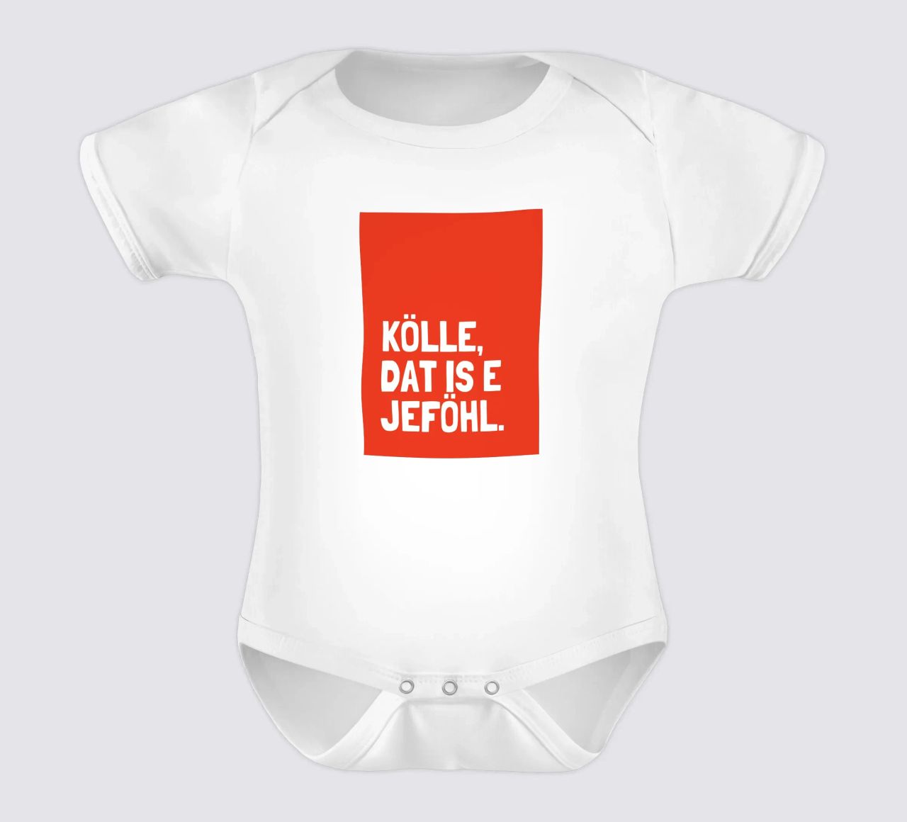 Kölle - dat is e Jeföhl Kurzarm Babybody von Ohkimiko