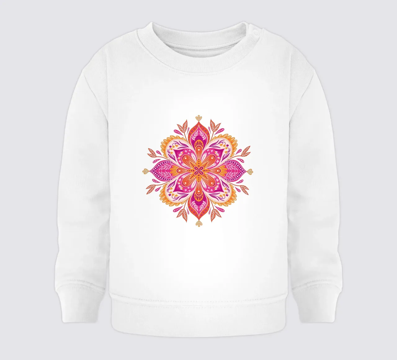pink Mandala felpa neonato da nicigabrieldesigns