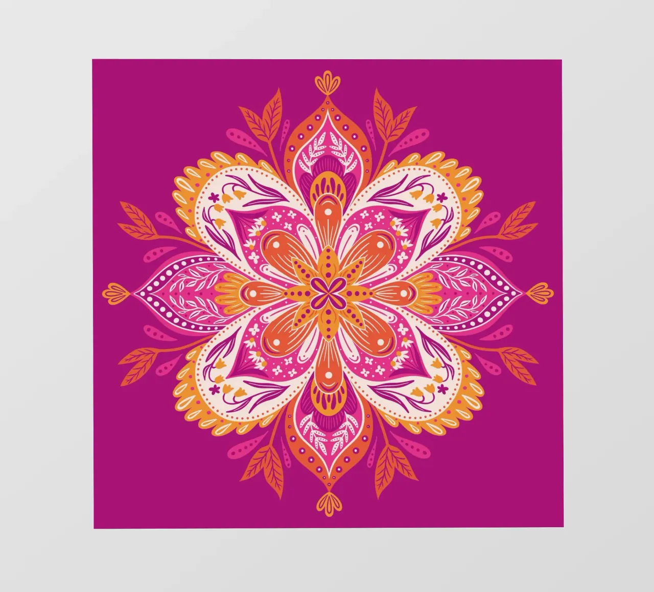 pink Mandala telo in pvc da nicigabrieldesigns