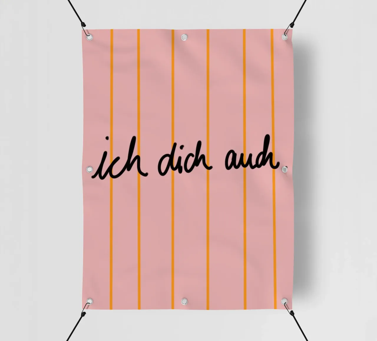 ich dich auch. telo in pvc da Hej Ibiza by Ute Arnold