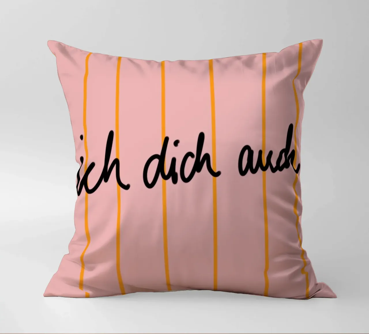 ich dich auch. Kissen von Hej Ibiza by Ute Arnold