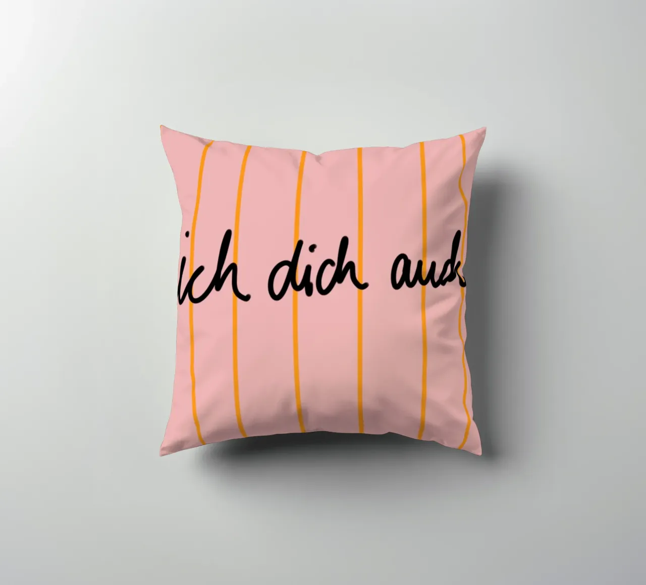 ich dich auch. Kissen von Hej Ibiza by Ute Arnold