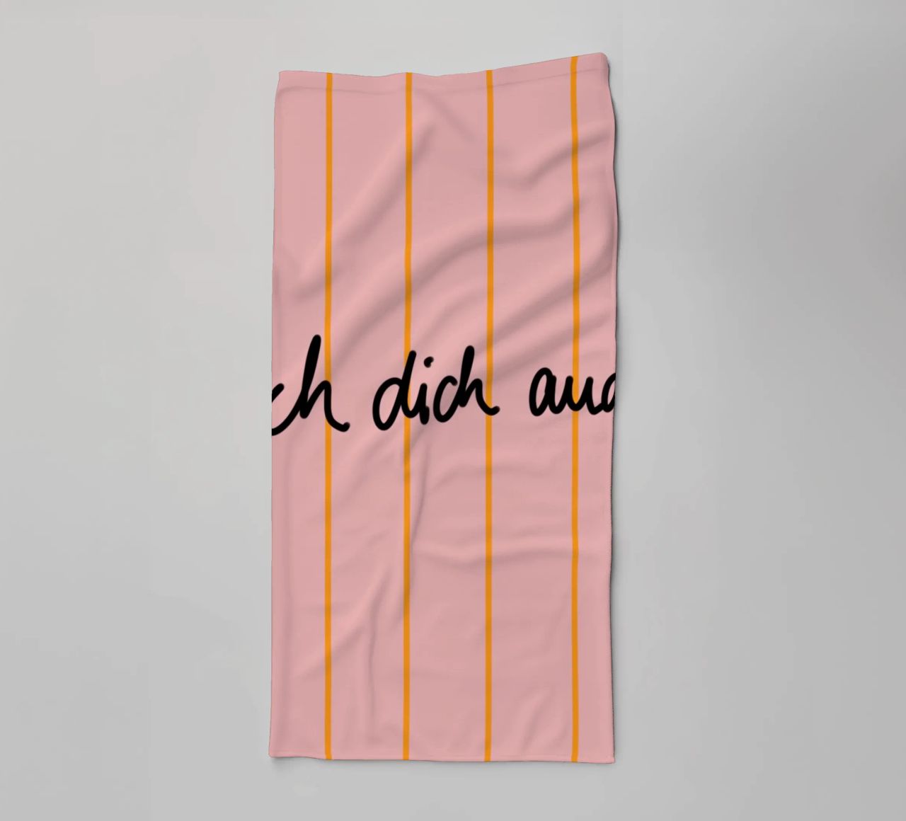 ich dich auch. towel by Hej Ibiza by Ute Arnold