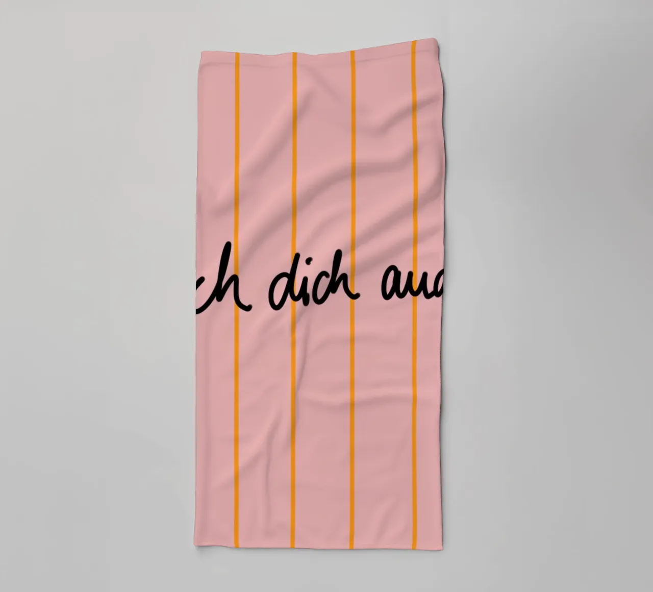 ich dich auch. toalla de baño de Hej Ibiza by Ute Arnold