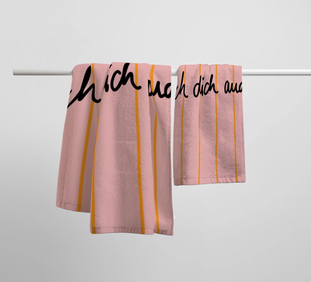 ich dich auch. towel by Hej Ibiza by Ute Arnold