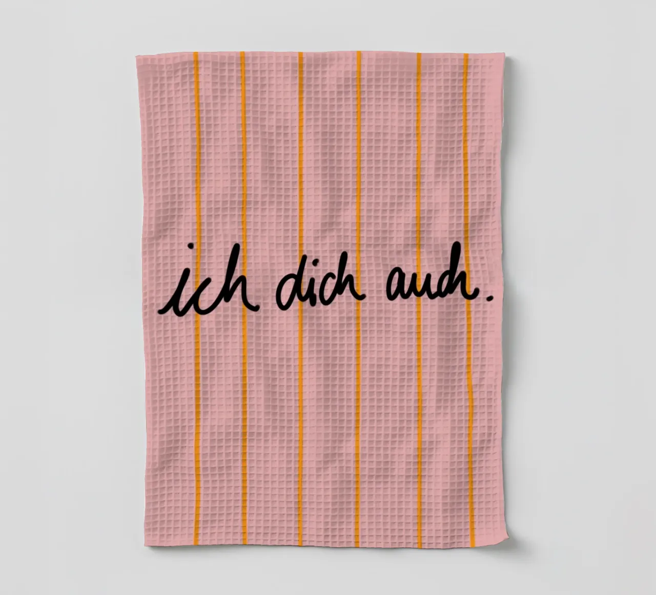 ich dich auch. torchon de Hej Ibiza by Ute Arnold