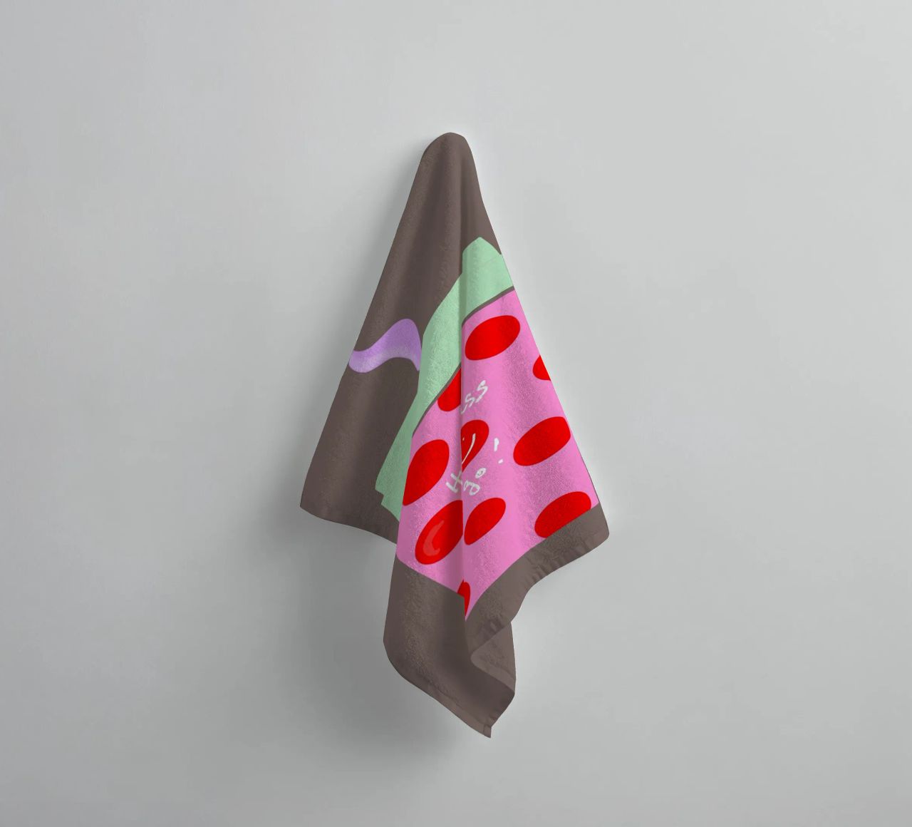 Happiness to go! towel by Hej Ibiza by Ute Arnold