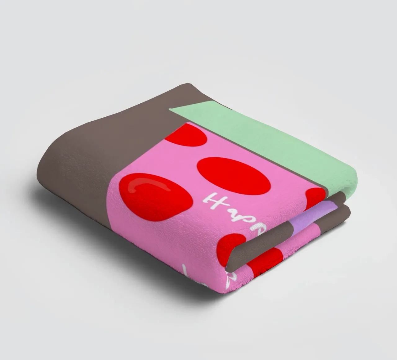 Happiness to go! asciugamano da bagno da Hej Ibiza by Ute Arnold