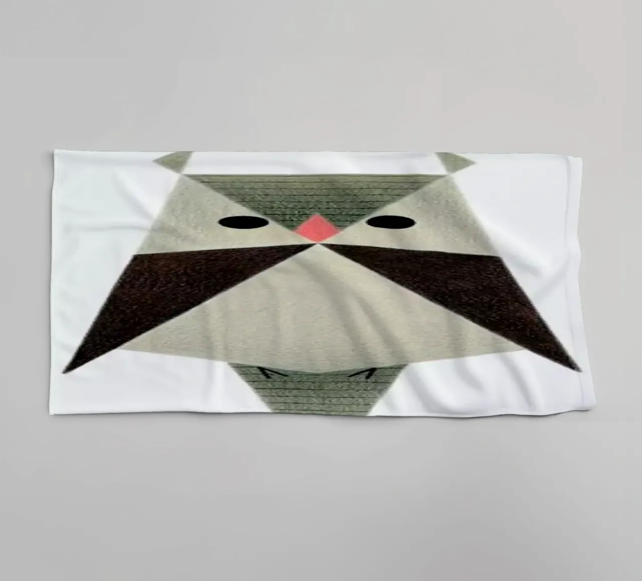 Eule #1 towel by Anna-Maren Zehnter