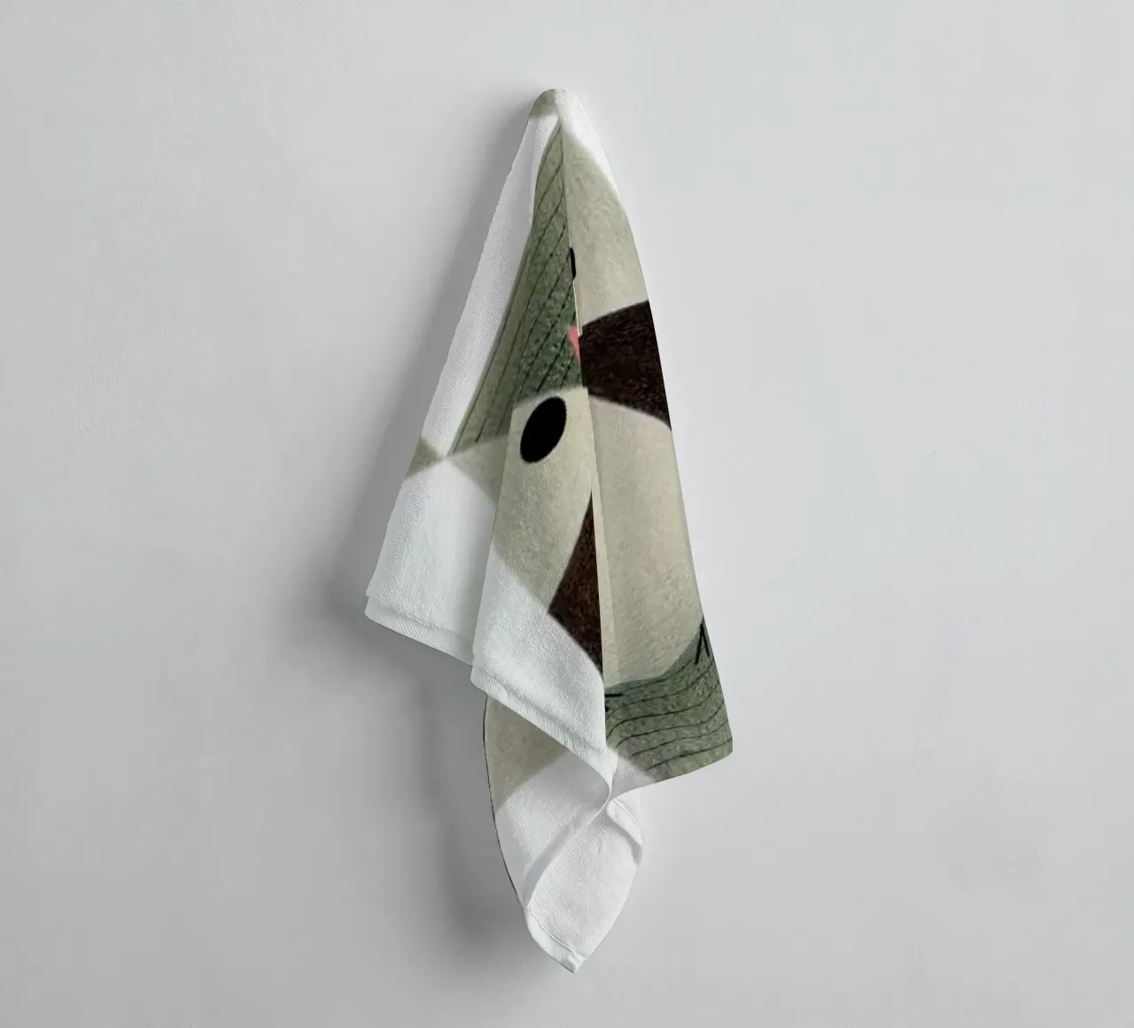 Eule #1 towel by Anna-Maren Zehnter