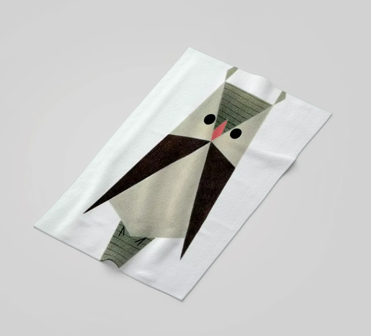 Eule #1 strandhanddoek van Anna-Maren Zehnter