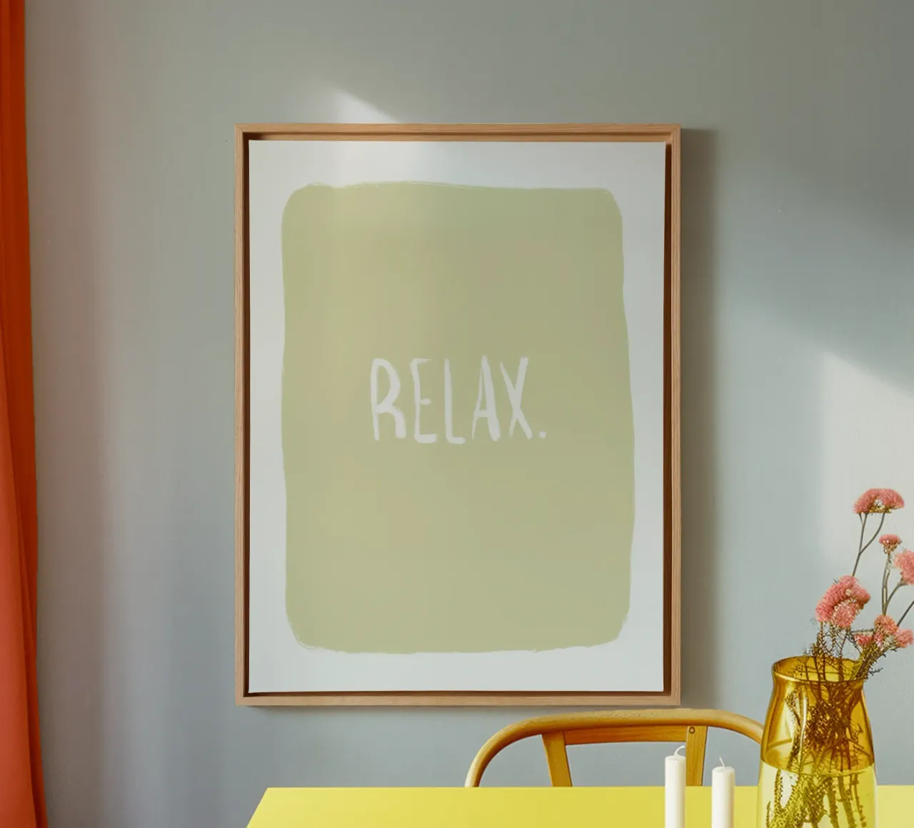 Relax. tela con Cornice a cassetta da Magnific