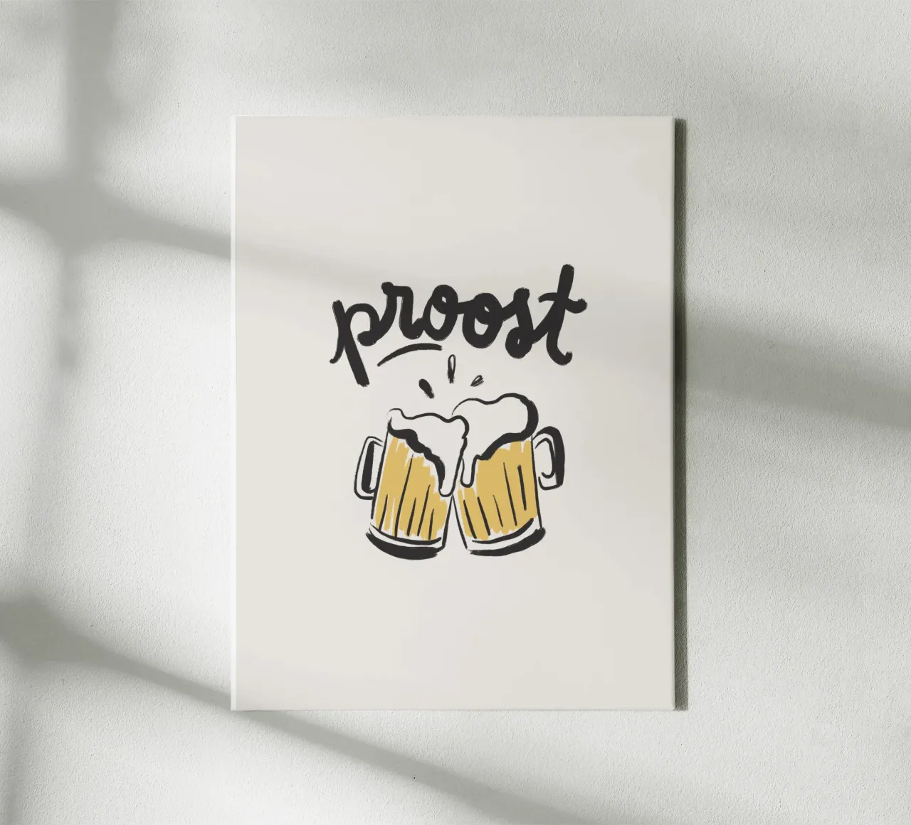 Proost canvas met Baklijst van Magnific