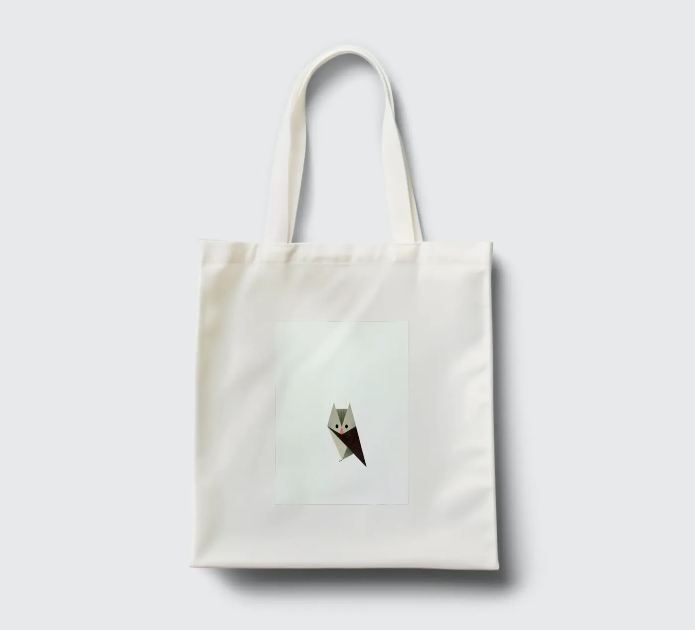 Eule #2 borsa in juta da Anna-Maren Zehnter