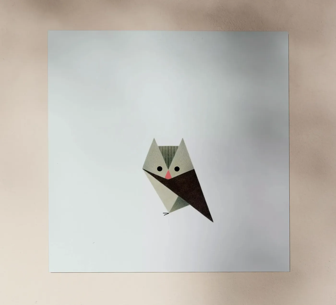 Eule #2 backlit folie van Anna-Maren Zehnter