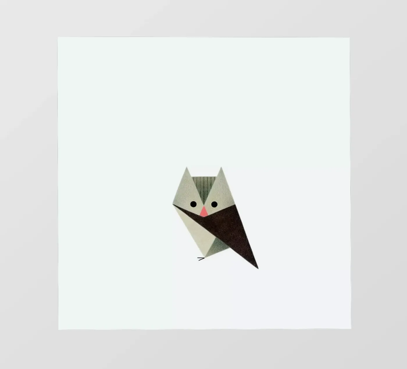 Eule #2 backlit folie van Anna-Maren Zehnter