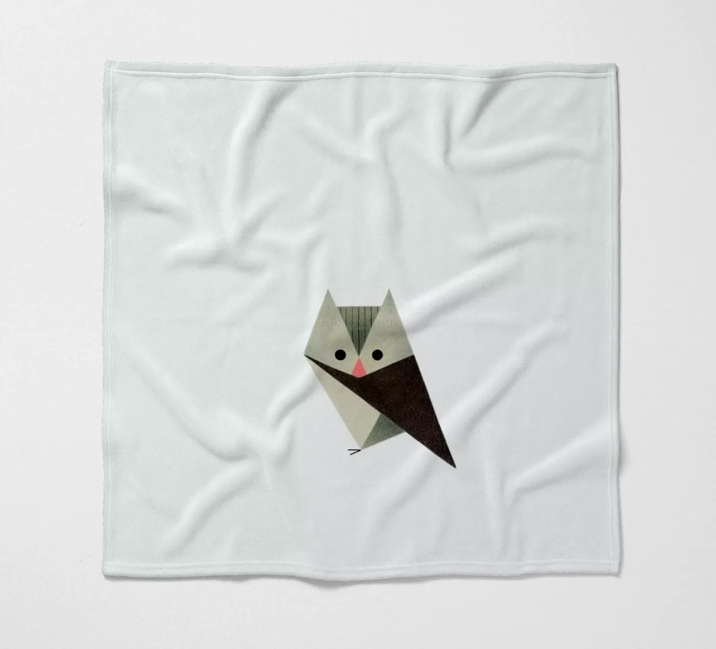Eule #2 fleece blanket by Anna-Maren Zehnter