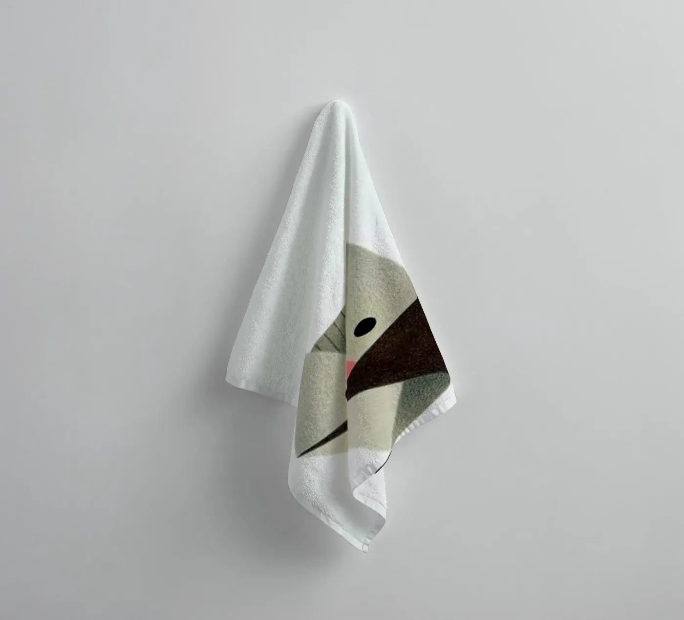 Eule #2 towel by Anna-Maren Zehnter