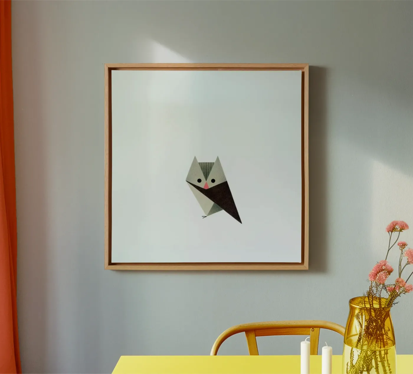 Eule #2 canvas van Anna-Maren Zehnter