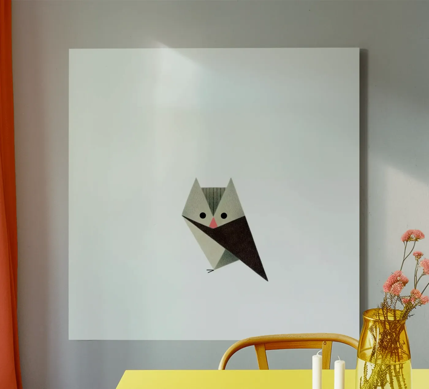 Eule #2 canvas van Anna-Maren Zehnter