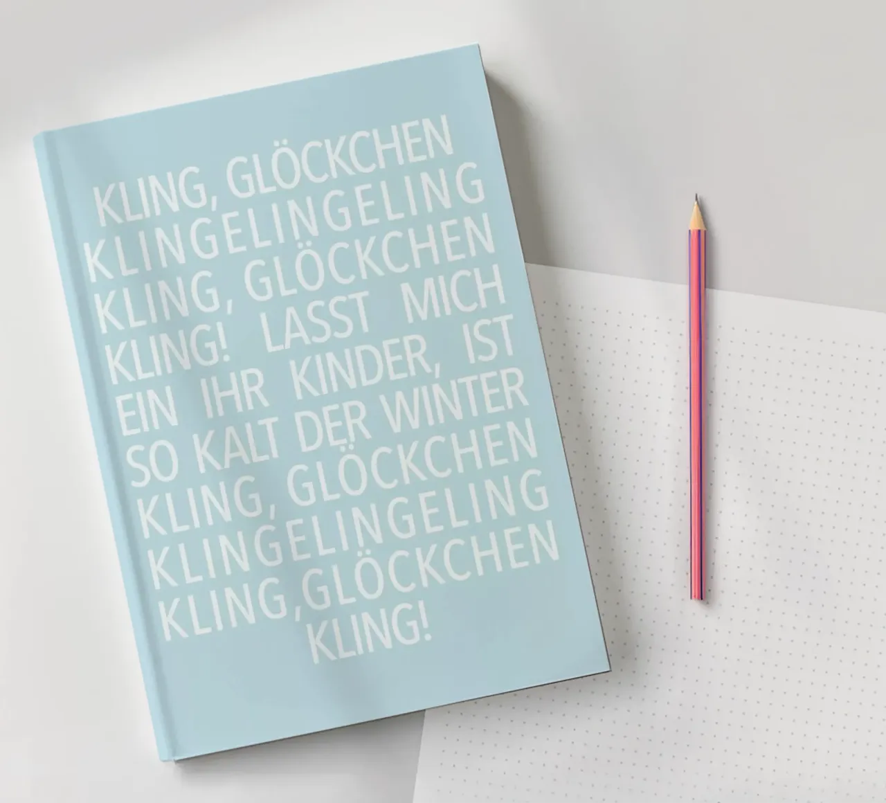 Kling Glöckchen Blue Notizbuch von Studio One
