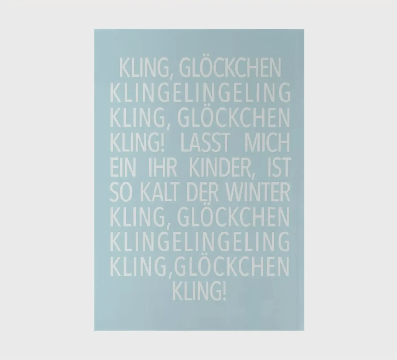 Kling Glöckchen Blue Notizbuch von Studio One