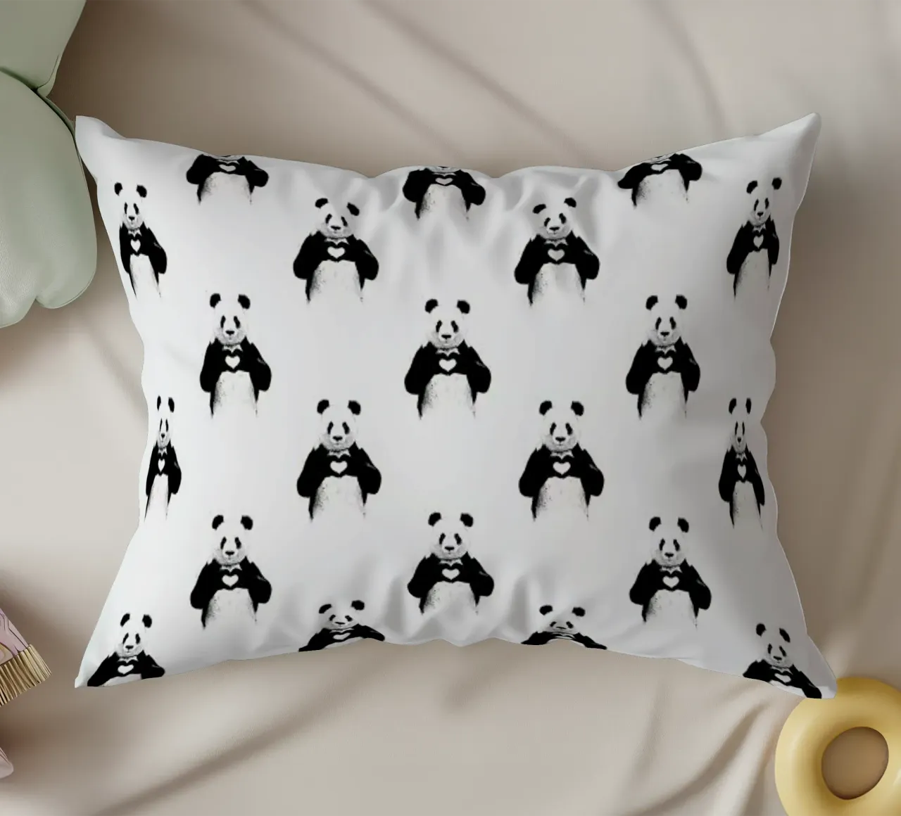 All You Need Is Love Pattern cuscino da Balazs Solti