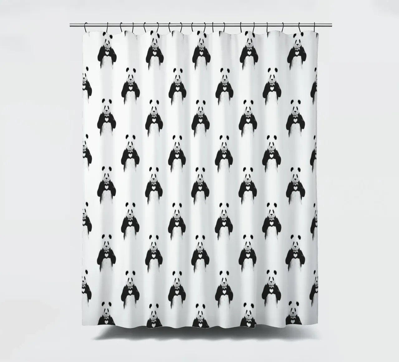 All You Need Is Love Pattern tenda da doccia da Balazs Solti