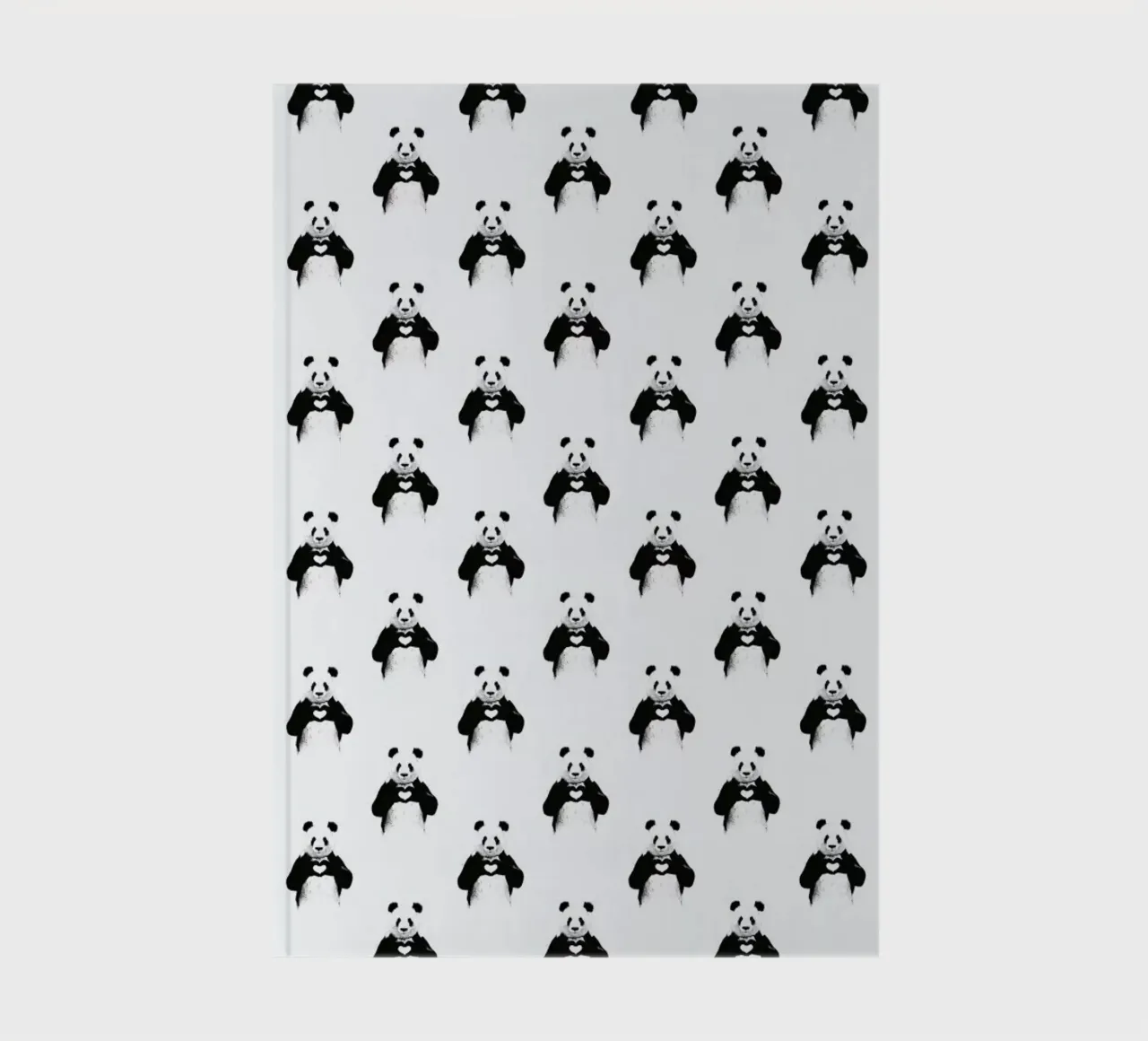 All You Need Is Love Pattern notebook by Balazs Solti