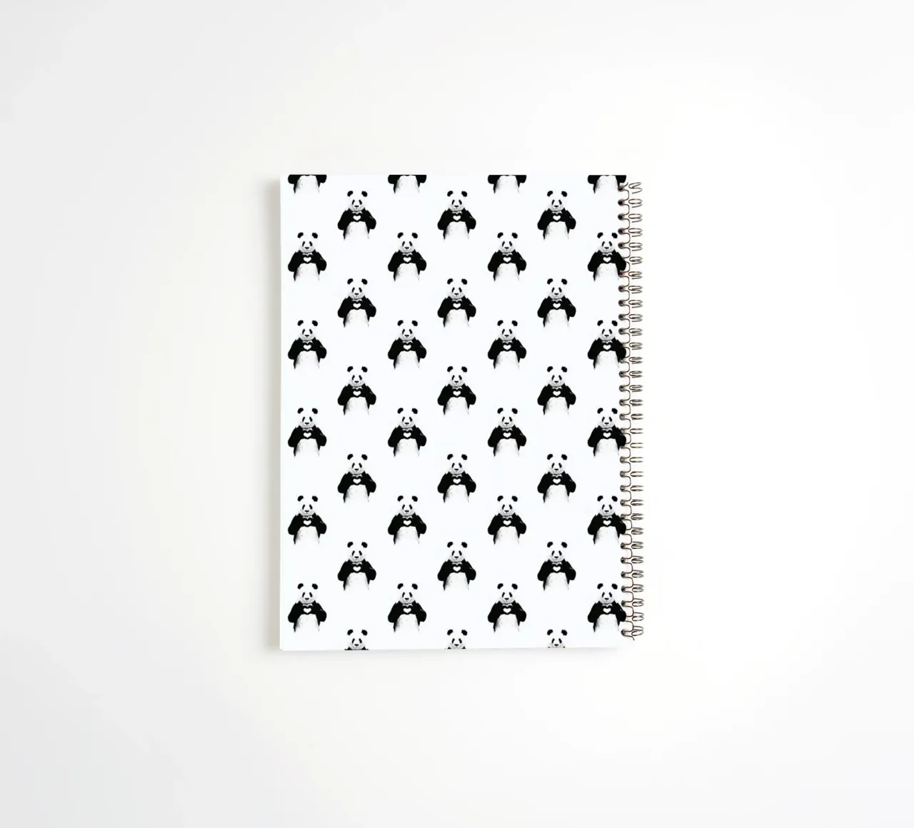 All You Need Is Love Pattern spiral notebook by Balazs Solti