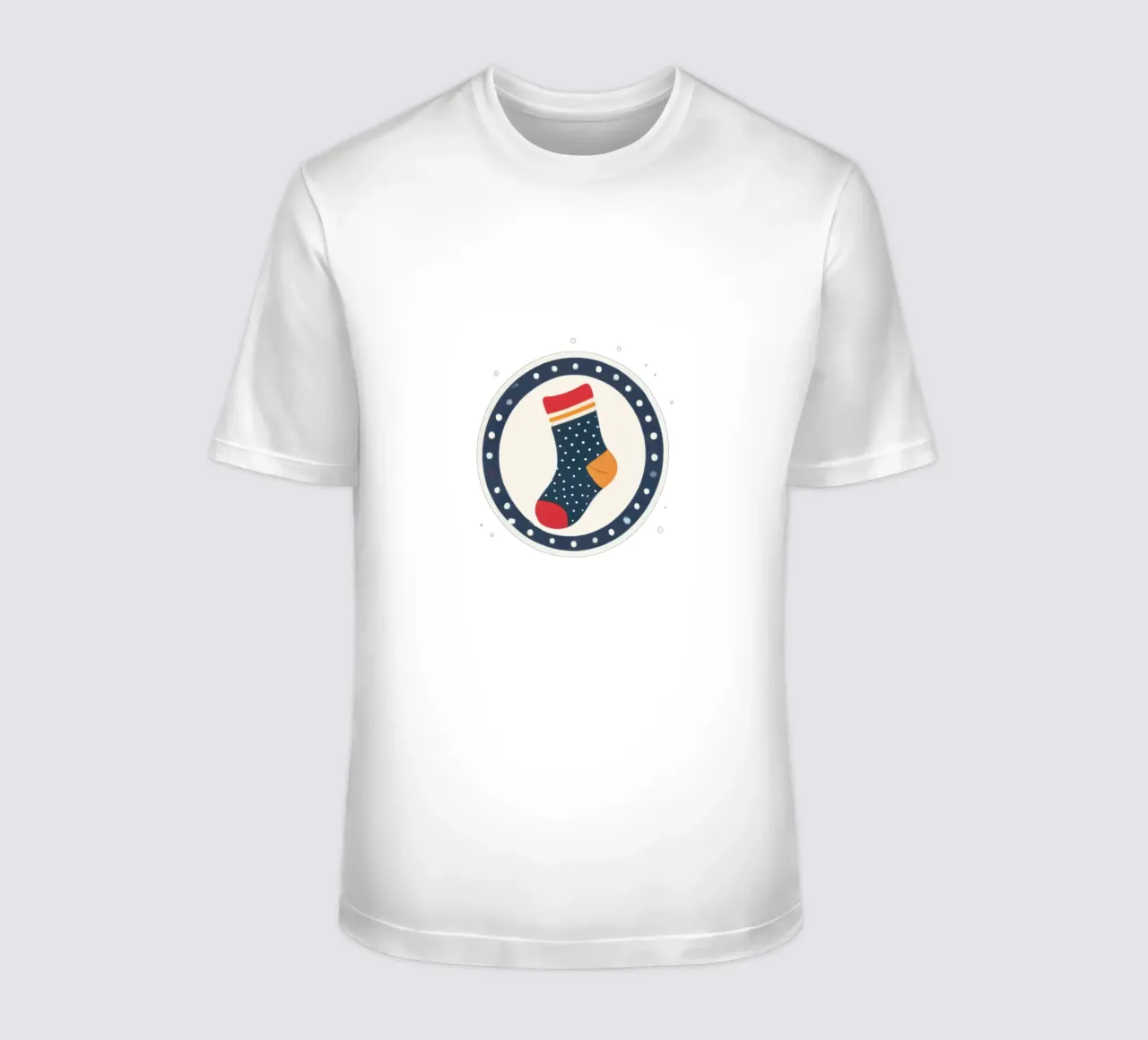 illustrazione di un calzino colorato t-shirt da DesignDoodle